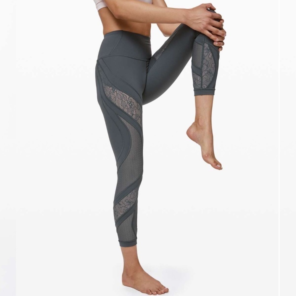 Lululemon Wunder Under High-Rise Tight 25" Lace Size 10 - Picture 10 of 10